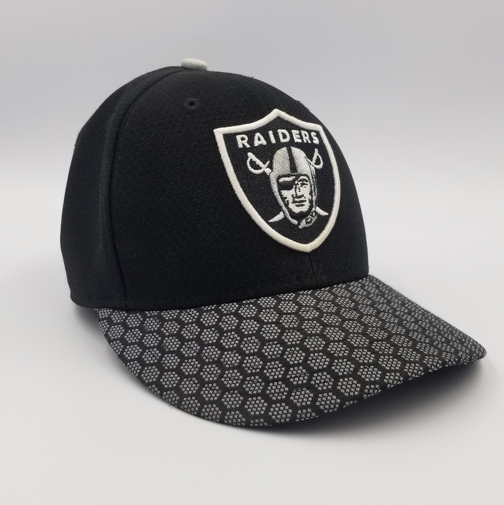 Oakland Raiders 59fifty New Era Draft Hat 7 3/8